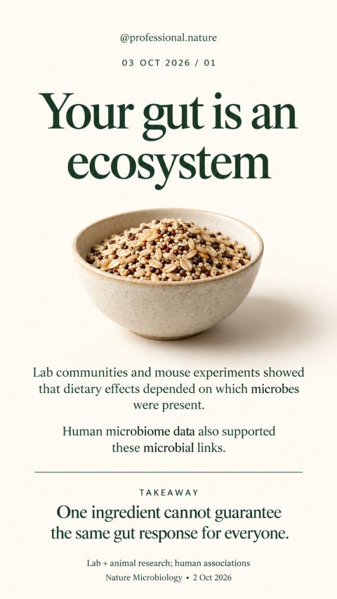 Gut microbiome and diet influence individual dietary responses