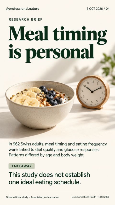 Meal timing and eating patterns with a healthy breakfast and clock